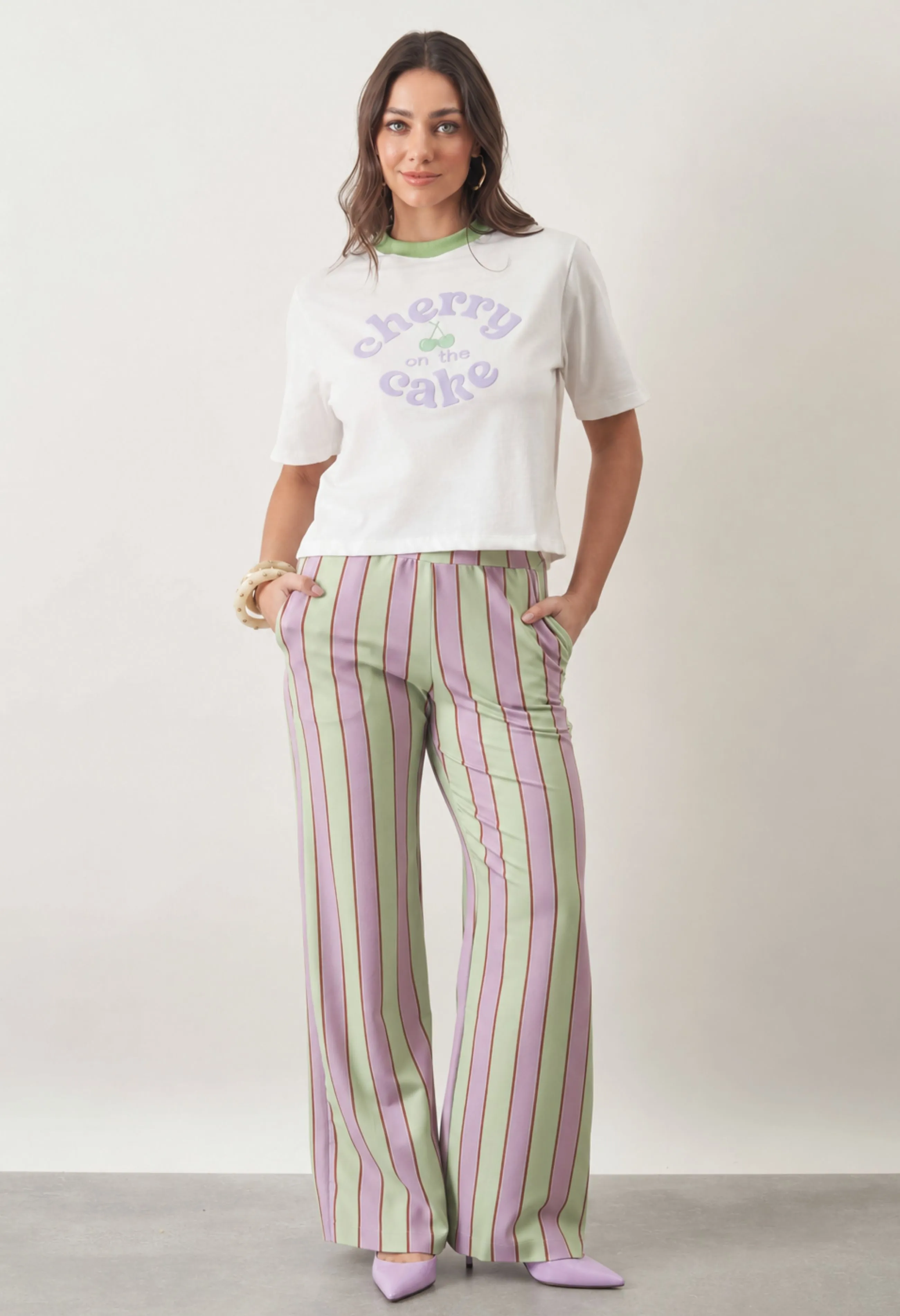Calça Listrada Candy